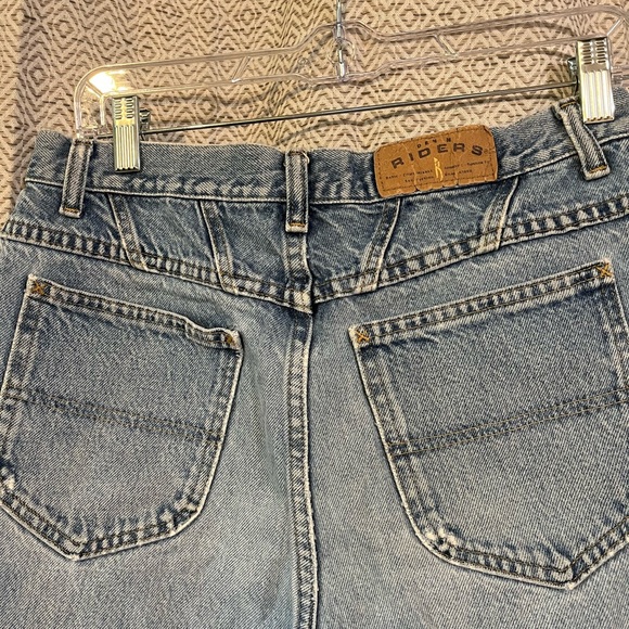 Riders Vintage Jean Cut-Off Shorts 30W Mid Rise Summer Worn In Casual Denim - Picture 7 of 7